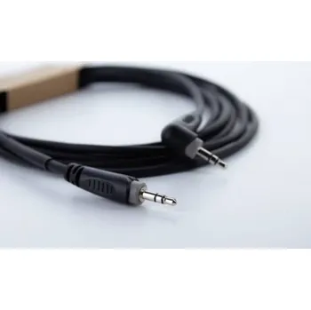 Audio kabel Cordial 14923 jack audio kabel [1x jack zástrčka 3,5 mm - 1x jack zástrčka 3,5 mm] 1 m černá PVC plášť, kroucený