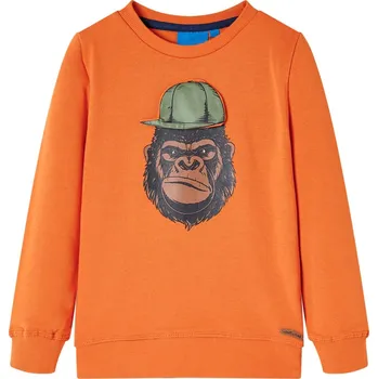 Dětská mikina tmavě oranžová 92 - 8721012027657