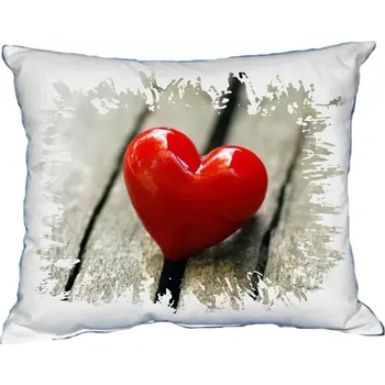 Dekorativní polštářek Moon River polštář Svatý Valentýn srdce na podlaze 30x40 cm ( )
