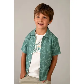 Dětské polo tričko Mayoral 3115.5D.Mini.PPY2 zelená 77X, vel. 134