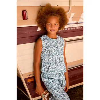 Dámská halenka Dětská halenka Mayoral 6023.8D.Junior.PPY2 modrá 55X, vel. 167