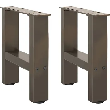 Konferenční stolek Nohy konferenčního stolku z přírodní oceli 2 ks 30 x (30-31) cm ocel - 8721158311948