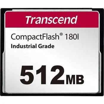 Paměťová karta Transcend 512MB INDUSTRIAL TEMP CF180I CF CARD