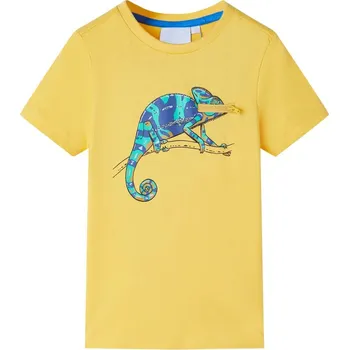 Chlapecké tričko Dětské tričko s krátkým rukávem světle okrové 128 - 8721012015838