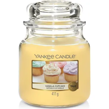 Svíčka Vonná Svíčka Yankee Candle Vanilla Cupcake Classic Střední 411 g