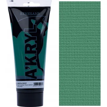 Vodová barva Akrylová Barva Renesans 15 tmavě zeleň 200 ml