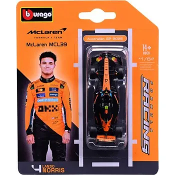 auto na autodráhu Auto F1 McLaren F1 MCL 39 2025 Norris 1:64