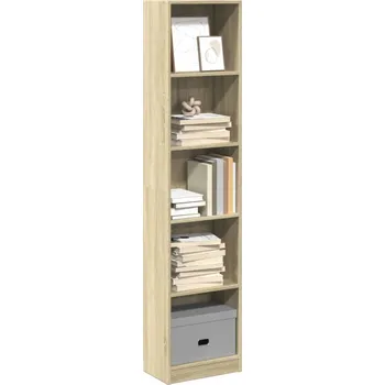 Knihovna Knihovna dub sonoma 40 x 24 x 176 cm kompozitní dřevo - 8721158507044