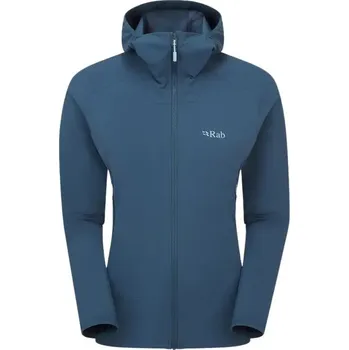 Dámská větrovka Dámská softshellová bunda Rab Borealis Hoody Wmns tempest blue M