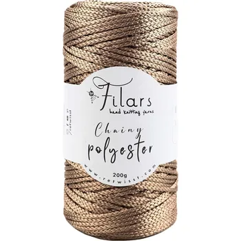 Příze ReTwisst Chainy polyester 32012 zlatá měděná