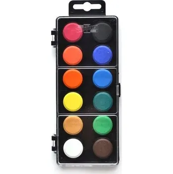 Vodová barva Barvy vodové, malé, 12 odstínů