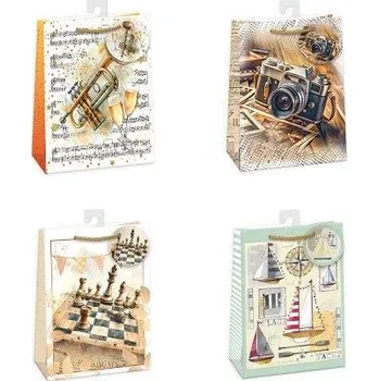 Dárková taška ARGUS Dárková papírová taška (29 x 38 cm) mix 12 ks 07850011h