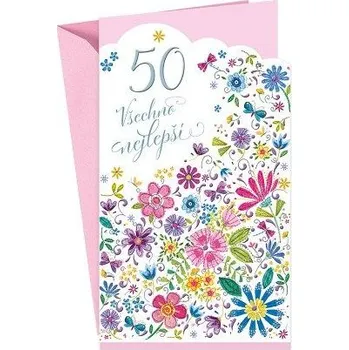 ARGUS Přání k narozeninám - 50 15-6503c50