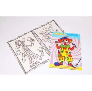 omalovánky Maluj vodou A5 KLAUNI