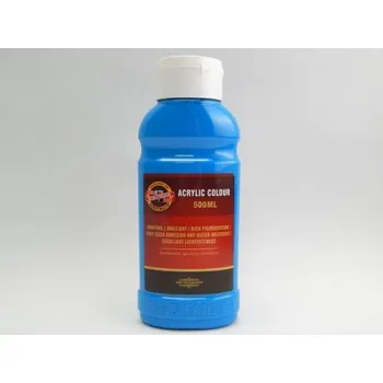 Výtvarná barva KOH-I-NOOR Barva akrylová 500ml modrozelená 0450