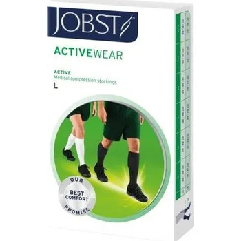 Dámské punčochy JOBST ActiveWear I.kompresní třída punčochy lýtkové se špicí velikost L bílé