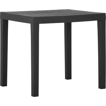 Zahradní stůl Zahradní stůl šedý 79 x 65 x 72 cm plast - 8720286314661