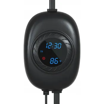 DIGITÁLNÍ TERMOSTAT DEN A NOC ELEKTRONICKÝ LCD VODOTĚSNÁ SONDA