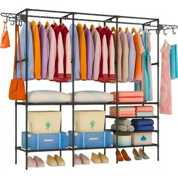 Věšák Stojací věšák Memflow černý