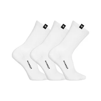 Pánská móda Mammut EVERYDAY CREW SOCKS 3 PACK white-black černá 42-44 EU