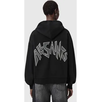 Pánská mikina Bavlněná mikina AllSaints W090JD černá 99X, vel. L