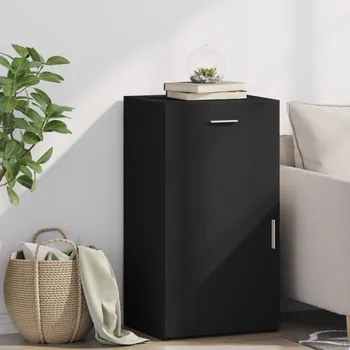 Příborník do zásuvky Příborník černý 50 x 42,5 x 93 cm kompozitní dřevo - 8721102651953