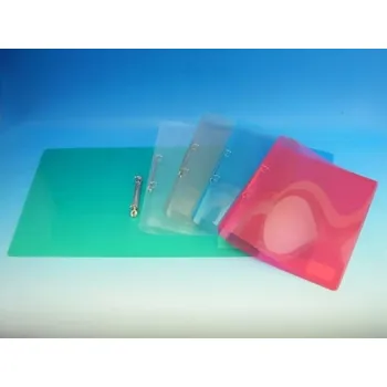 Pořadač A4 KP 2-kr. průhl.barev.mix 9-009