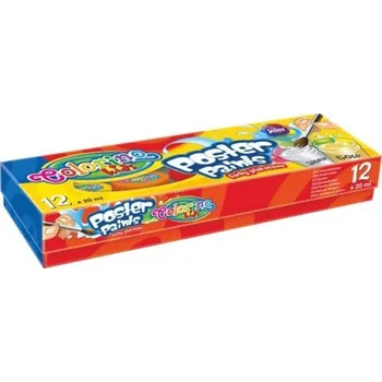 Vodová barva Colorino temperové barvy 12ks 20ml