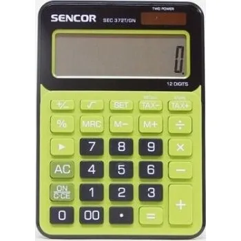 Kancelářská technika Kalkulačka SEC 372T/GN 12 míst. zeleno-černá /45009802/