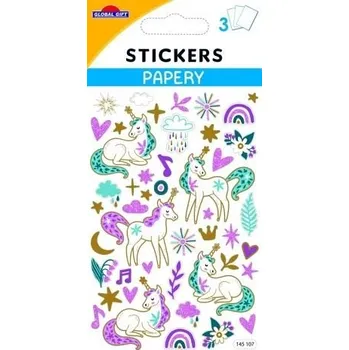 Česká hudba Samol. GG SP 145107 Unicorns blue and pink