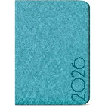 Diář BALOUŠEK TISK Diář týdenní - Zoro - Tora - A5 - tyrkys 2026 / 20,5cm x 14,3cm / BTZ13-8-26