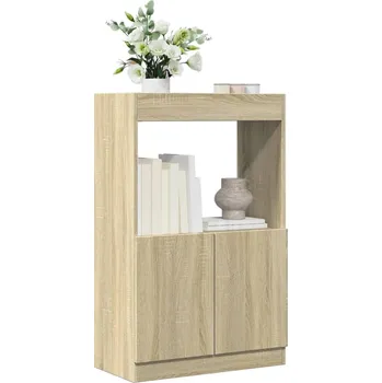Příborník do zásuvky Skříň highboard dub sonoma 63 x 33 x 100 cm kompozitní dřevo - 8721158398970