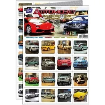 Pexeso MFP Pexeso 3xA4 Automobily