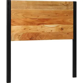 Čelo postele 100 cm z masivního dřeva akácie a železa - 8721158413260