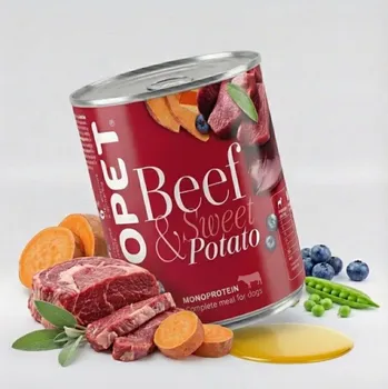 Krmivo pro psa LYOPET Wet Food Beef & Sweet Potato 400g