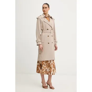 Dámský kabát Trench kabát Fracomina FR26SC7002W45901 béžová 80X, vel. S