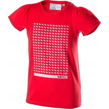 Dívčí tričko Dětské tričko Škoda červené bavlna, velikost 116