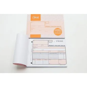 Doklad příjmový pokladní NCR, propis. /OP1081/