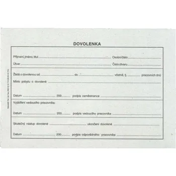 Dovolenka A6, 50l /ET075/