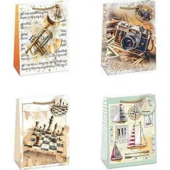 Dárková taška ARGUS Dárková papírová taška 23 x 32 cm mix 12 ks 07550021