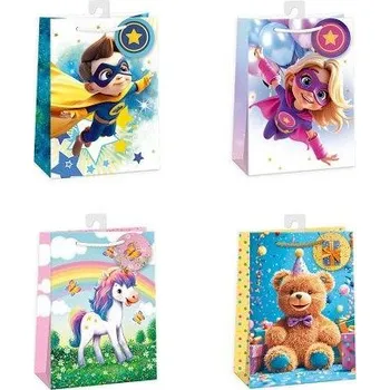 Dárková taška ARGUS Dárková papírová taška (34.5 x 48 cm) mix 12 ks 07950008h