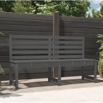 Zahradní lavice Zahradní lavice šedá 157,5 cm masivní borové dřevo - 8720845691622