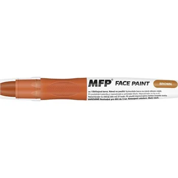 Speciální výtvarná barva Barva na obličej hnědá