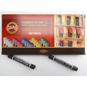 KOH-I-NOOR Pastel prašný umělecký K10-75 8500 hněď tmavá