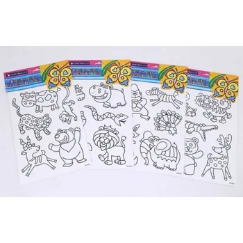 Šablona 1554 ZVÍŘATA na adh.folii 37x21 [A]