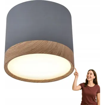 Kulatý Stropní Svítidlo Candellux Lighting 9 x 9 cm šedá