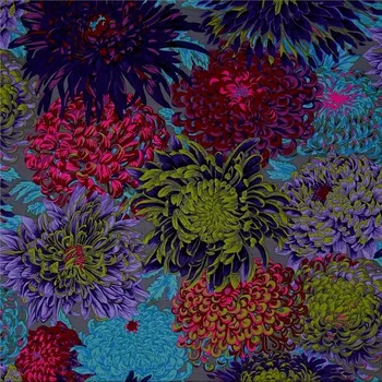 Free Spirit Japonské chryzantémy šedé