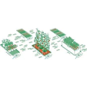 Pěstební systém Autopot Tray2Grow systém, 111.5x41x9.5 cm