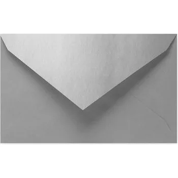 Obálka ARGUS Obálka B6 barevná perleťová stříbrná, 6 kusů 10810007