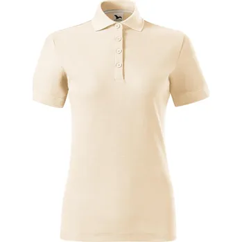 Dámské tričko MALFINI PRIME (GOTS) 235 / Dámská polokošile z organické bavlny, krátký rukáv - mandlová M